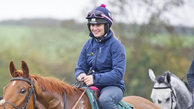 Gina Andrews marked her first day back racing after a nasty fall in December with a hat-trick, on the opening day of the restarted point-to-point season.