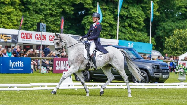 Bramham Horse Trials dressage – Tom Jackson and Ask For Manchier